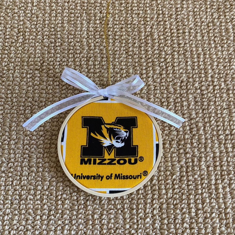 University of Missouri Mizzou Tigers Christmas Ornament